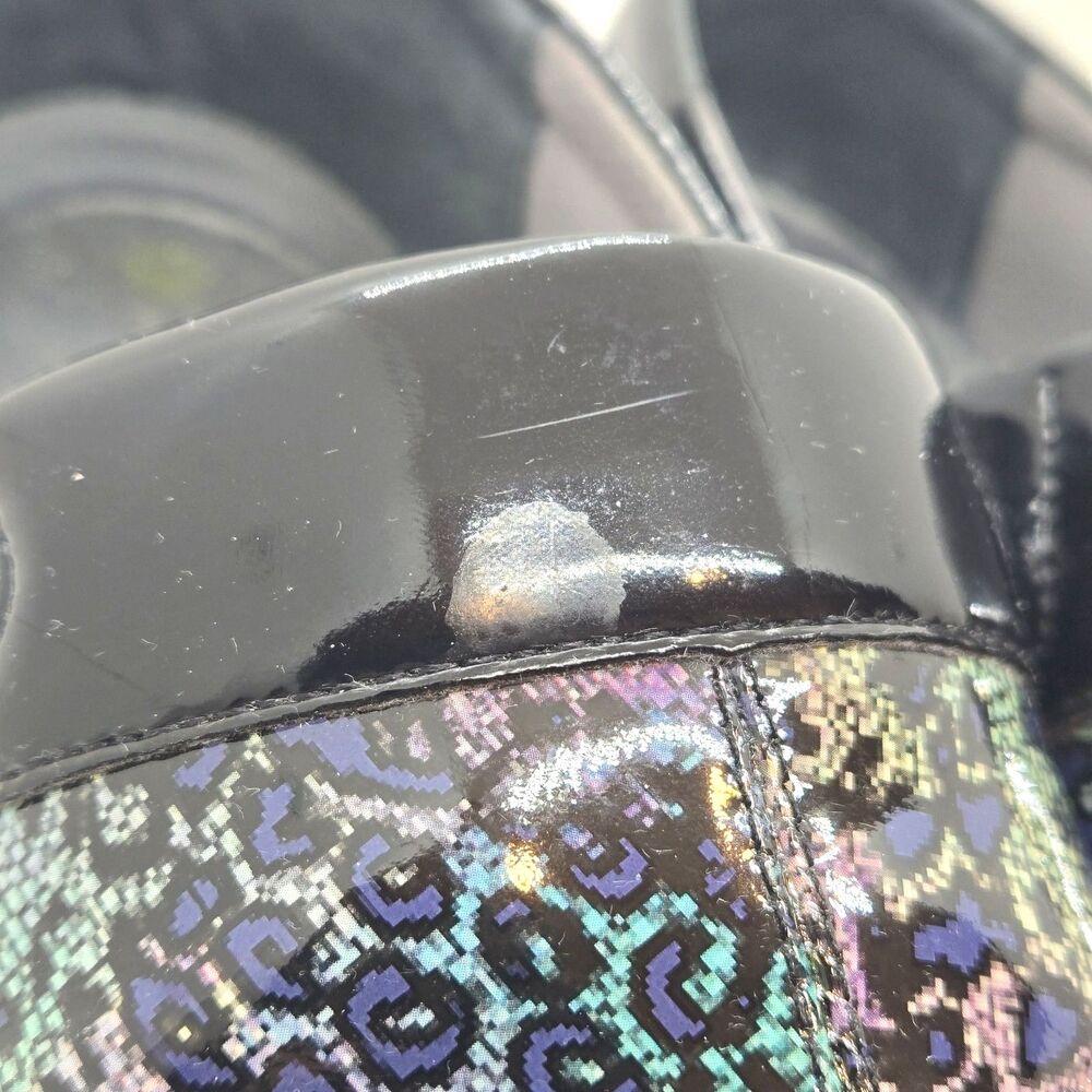 Dansko Work Wonders Comfort Clogs Multicolor Patent Leather Slip Resistant EU 38 - Picture 12 of 13